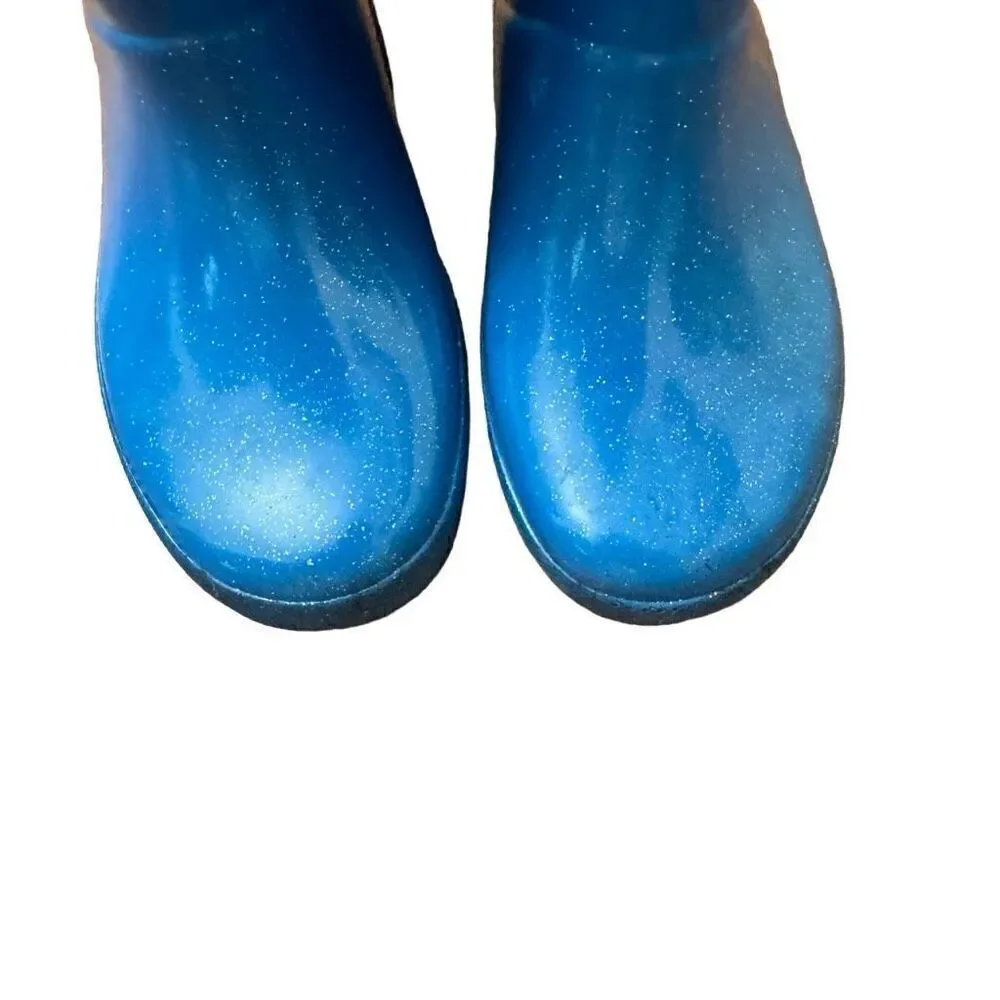 Hunter Original First Classic Starcloud Short Rain Boots Blue Size US 10 Kids